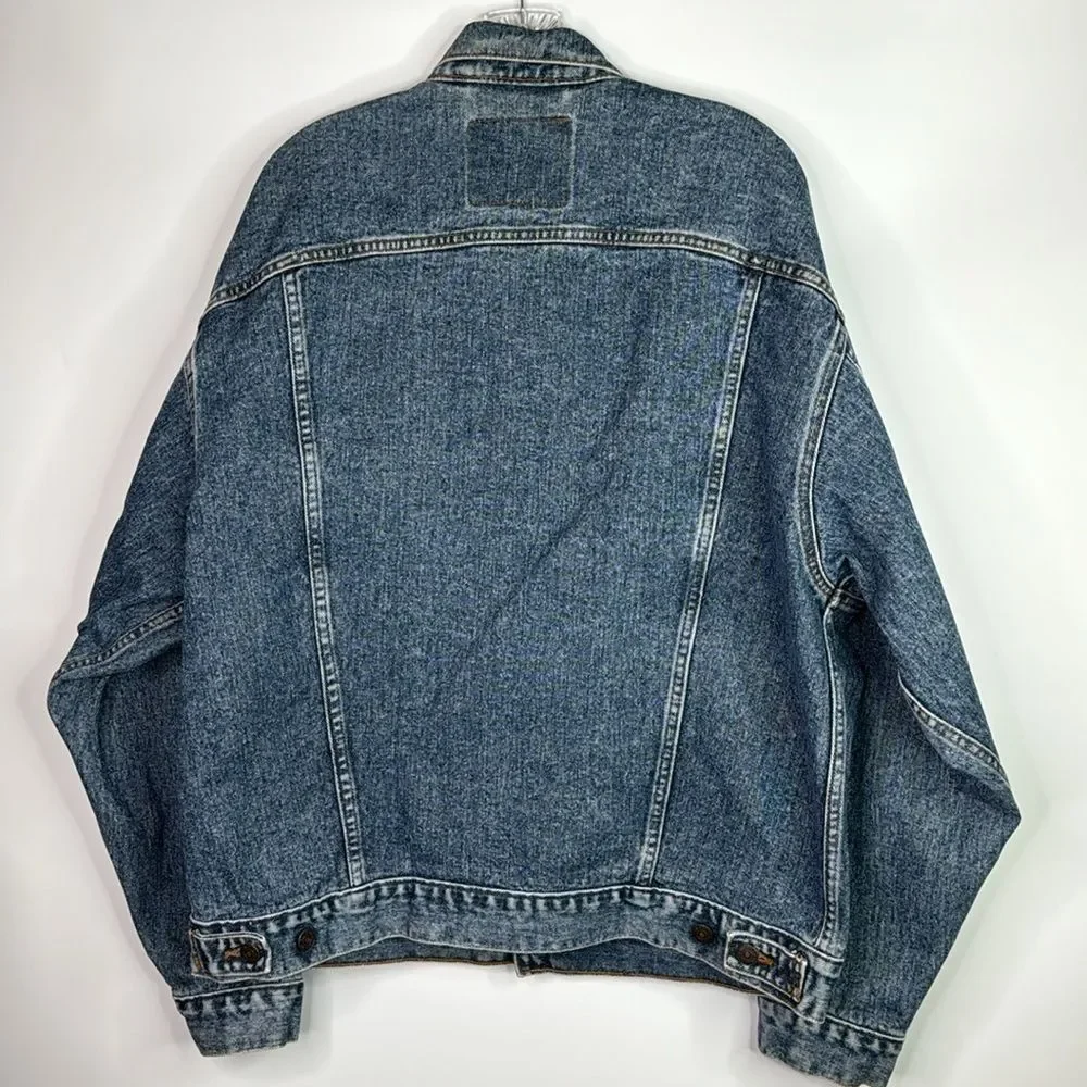 Levi Strauss 70507 4890 Denim Trucker Rancher Jacket Large